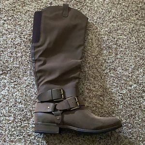 Never worn almost knee high boot